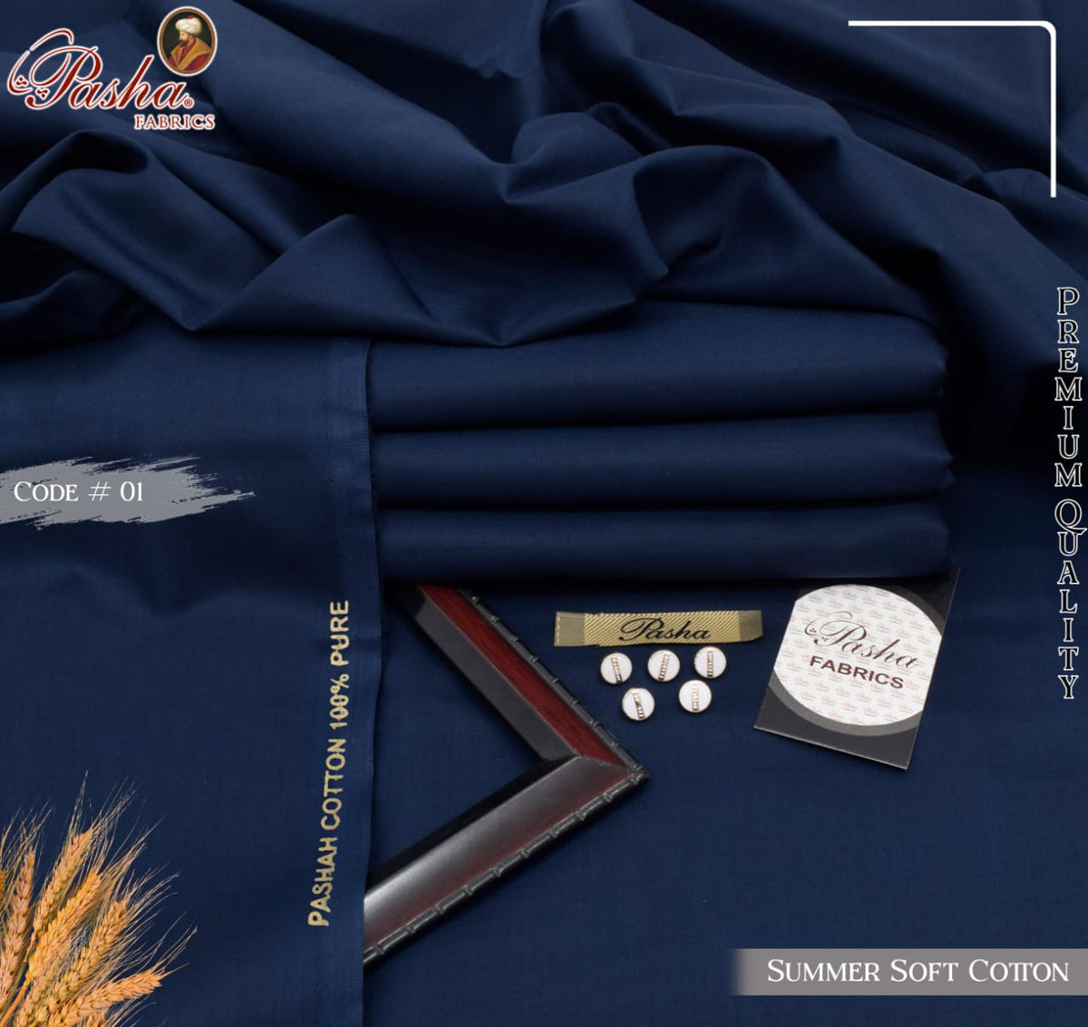 Pasha Summer Executive Soft Cotton 100% Original PAS-008